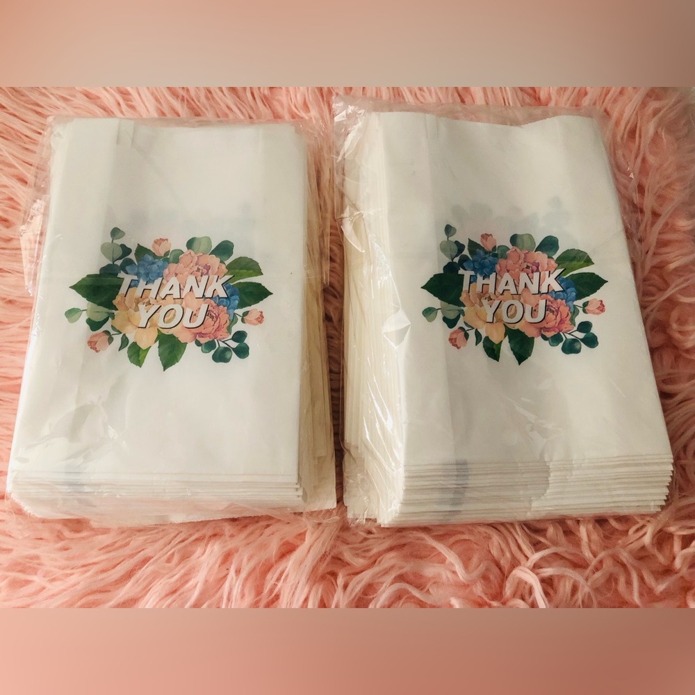 Thank You Gift Bags for Favors and Treats - 200pcs